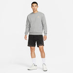 Air Jordan Classic Flying Solid Color Fleece Lined Round Neck Sweatshirt 'Carbon Grey' FD0594-091
