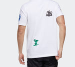 adidas x Disney Goofy T2 Crossover Sports Pattern Short Sleeve White GP6478