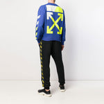 Off-White SS19 Diagonals Crew Neck Sweater OMBA035S190030063060