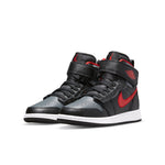 (GS) Air Jordan 1 High FlyEase 'Smoke Grey Gym Red' DC7986-006