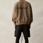 Fear of God Essentials SS21 Pull-Over Crewneck Taupe FOG-SS21-591