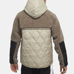 Nike Sportswear Hooded Fleece Jacket Men Brown Camel CU4447-040