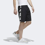 adidas neo Side Large Logo Athleisure Casual Sports Shorts Black GP6392