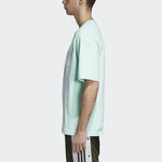 adidas originals Large Logo Printing Round Neck Short Sleeve Mint Green DH5839