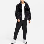 Men's Nike Sportswear Swoosh Black Large Logo Sports Jacket Autumn Black DH6685-011