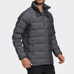 adidas Helionic Stand Collar Stay Warm Casual Sports Down Jacket Gray FT2530