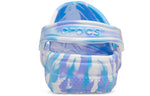 Crocs Classic Clog Marble Beach Sports Unisex White Blue Sandals 'White Blue' 206867-1FK