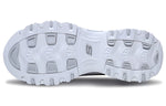 (WMNS) Skechers D'lites-Now & Then 'White Silver' 11923-WSL