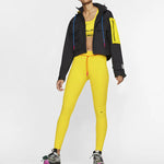 (WMNS) Nike x Off-White Running Jacket 'Black Yellow' BV8041-010