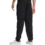 Men's adidas neo SW 2N1 TP Woven Bundle Feet Detachable Sports Pants/Trousers/Joggers Black HC9734