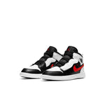 (PS) Air Jordan 1 Mid Alt 'White Black Red' AR6351-075