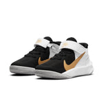(PS) Nike Team Hustle D 10 FlyEase 'Black White Gold' DD7302-002