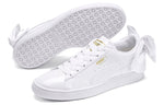 (WMNS) PUMA Basket Bow Patent Shoes White 368118-02