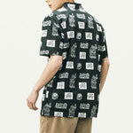 Vans x DUYANAIZI Series Printing Pattern Casual Sports Short Sleeve Black Shirt VN0A5F44ZHA