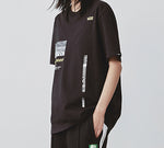 Vans Unisex Logo Printing Round-Neck Black VN0A4P58BLK