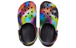 Crocs Colorful Crocs Beach Unisex Multi-Color Black Sandals 207556-0C4