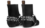 (WMNS) LOUIS VUITTON Rhapsody Ankle Boots 'Black with Silver Belt' 1A5SUO