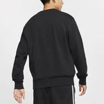 Men's Nike Casual Sports Loose Round Neck Pullover Black 804343-010
