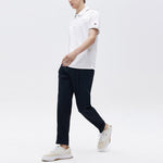 FILA Black Colorblock Logo Short Sleeve polo White F11M121120F-WT