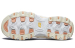 (WMNS) Skechers D'Lites 1.0 low running Shoes GS White/Yellow 13146-WYL