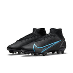 Nike Mercurial Superfly 8 Elite AG 'Black Photo Blue' CV0956-004
