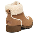 (WMNS) UGG Bodie Fur Lace Boot 'Chestnut' 1153472-CHE