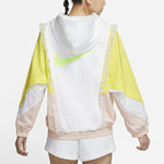 (WMNS) Nike Sportswear New Year Contrast Color Stitching Lace Fleece Lined Stay Warm Pullover Hoodie White DH1371-107