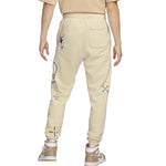 Men's Air Jordan 'why Not' Alphabet Printing Casual Sports Pants/Trousers/Joggers Light Yellow DO2502-234