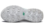 Skechers D'lites 1.0 Running Shoes White/Green 52676-WGR