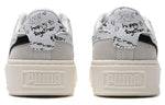 (WMNS) PUMA Suede Platform Draw 'Grey White' 395904-02