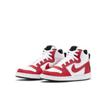 (GS) Nike Court Borough Mid 'White Red' 839977-103