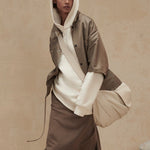 Fear of God Essentials FW22 Relaxed Hoodie 'Egg shell' FOG-FW22-025