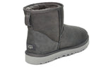 UGG Classic Mini Fleece Lined Snow Boots Dark Grey 1002072-DGRY