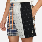 Air Jordan SS22 cashew Plaid Pattern Contrasting Colors Full Print Casual Sports Shorts Multicolor DO2508-133