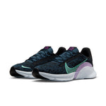 (WMNS) Nike SuperRep Go 3 Flyknit Next Nature 'Armoury Navy Green Glow' DH3393-002