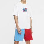 Air Jordan Sport DNA Logo Printing Short Sleeve White CJ6222-100