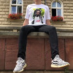 Supreme SS19 Buju Banton Tee Reggae Character Printing Short Sleeve Unisex White SUP-SS19-10479