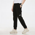 PUMA Running Training Breathable Knit Bundle Feet Sports Long Pants Black 847725-01