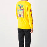 Vans Simpson Crossover Long Sleeves Couple Style Yellow VN0A4RTLZW3