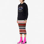 (WMNS) KENZO Eye Pattern Hoodie Black F962SW7664XF-99