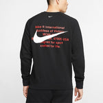 Nike Embroidered Fleece Lined Stay Warm Round Neck Pullover Black DD5079-010