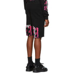 Off-White C/O Virgil Abloh Men'S Black Diag Stencil Sweatshorts OMCI006R190030151028