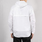 adidas Stripe Casual Sports Hooded Jacket White DU1962