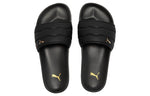 (WMNS) PUMA Lead Cat 2.0 Puffy 'Black Metallic Gold' 389557-01