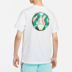 Air Jordan MENS Sport DNA Crew Neck Printed Short Sleeve White CZ8084-100