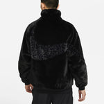 Nike Sportswear Swoosh Logo Casual FleeceJacket Men Black DH6685-010