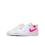 (GS) Nike Court Borough Low 'White Pink Blast' 845104-100