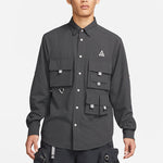 Men's Nike ACG Dri-fit Uvdevastation Trail Multiple Pockets Casual Solid Color Long Sleeves Navy Blue Jacket DN3937-070