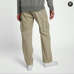 Men's Nike Solid Color Multiple Pockets Loose Cargo Casual Long Pants/Trousers Khaki 916102-235
