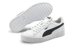 (WMNS) PUMA Carina Crew 'White Black' 374903-05